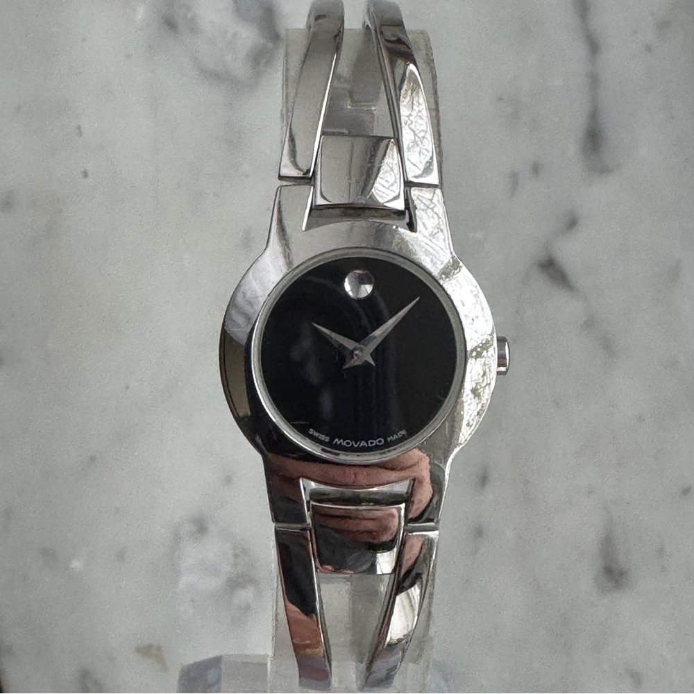 Movado Women's Amorosa Stainless Steel Watch w/ New Crystal & New Battery